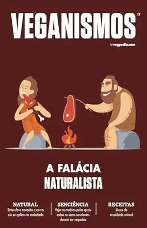 Capa do livro Veganismos Ed. 17 – A falácia naturalista - JULIO CESAR PRADO DA SILVA (Vegpedia.com)