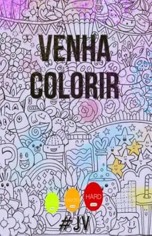 Capa do livro VENHA COLORIR: livro infantil - Joao  lome
