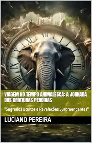 Capa do livro Viagem no Tempo Animalesca: A Jornada das Criaturas Perdidas: ''Segredos Ocultos e Revelações Surpreendentes'' - Luciano Pereira