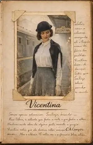 Capa do livro VICENTINA - C.A. CAMPOS