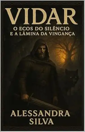 Capa do livro Vidar: O ecos do silêncio e a lâmina da Vingança - Alessandra  Silva