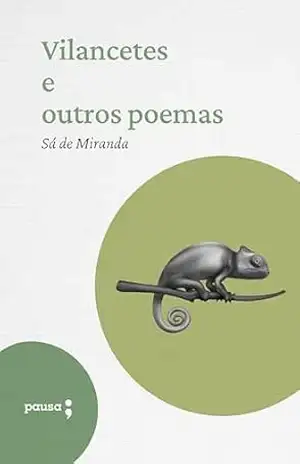 Capa do livro Vilancetes e outros poemas - Sá de Miranda