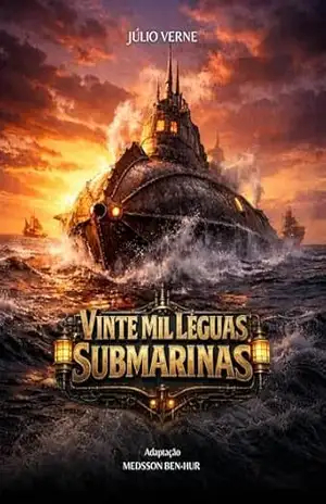 Capa do livro Vinte Mil Léguas Submarinas - Júlio  Verne
