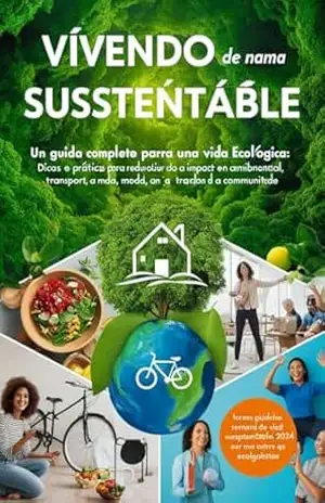 Capa do livro Vivendo de Forma Sustentável: Um Guia Completo para uma Vida Ecológica - Alexandre Campos