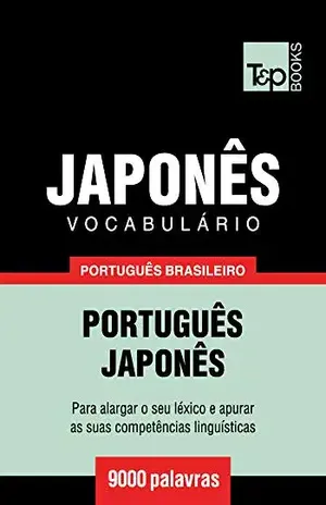Capa do livro Vocabulário Português Brasileiro–Japonês – 9000 palavras - Andrey Taranov