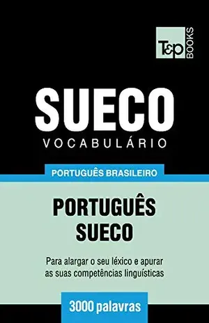 Capa do livro Vocabulário Português Brasileiro–Sueco – 3000 palavras - Andrey Taranov