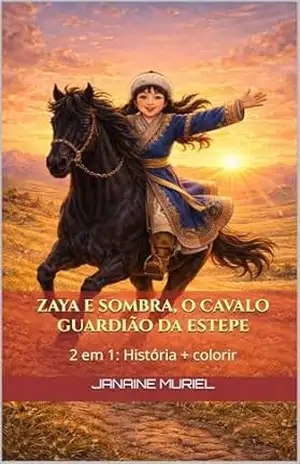 Zaya e Sombra, o Cavalo Guardião da Estepe: Uma aventura mágica sobre amizade entre uma menina e seu cavalo (Pequenos Pintores, Grandes Lições) – Janaine  Mozzer Wathier