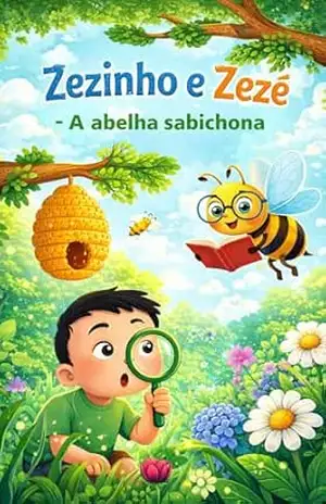 Capa do livro Zezinho e Zezé – A abelha sabichona - Isac Gonçalves