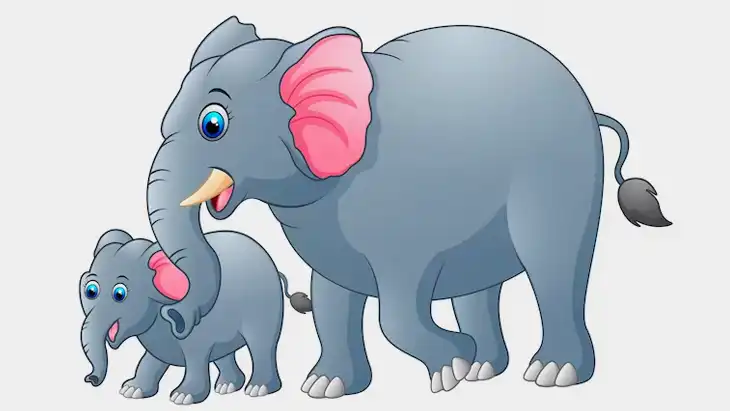 20 Desenhos de Elefante para Imprimir e Colorir