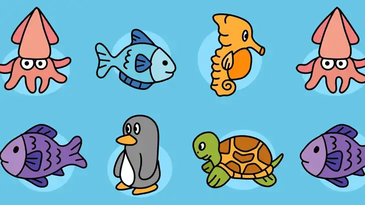 30 Desenhos de Peixe para Imprimir e Colorir