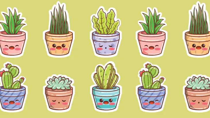 40 Desenhos de Plantas para Imprimir e Colorir