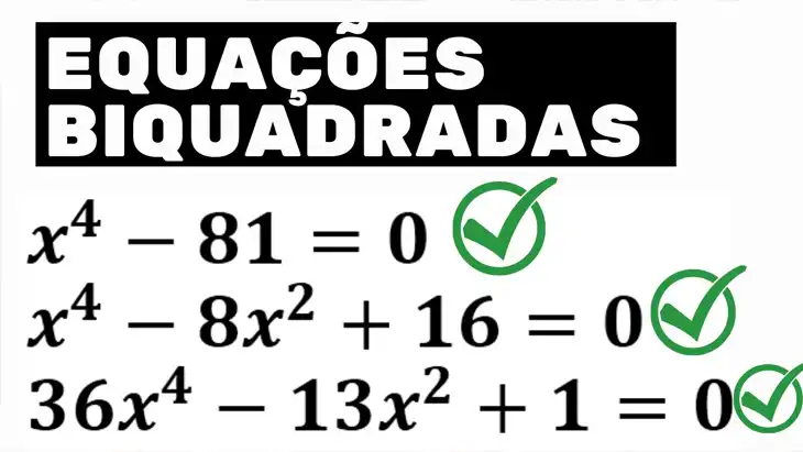 38 Exercícios de Equações Biquadradas para Baixar em PDF