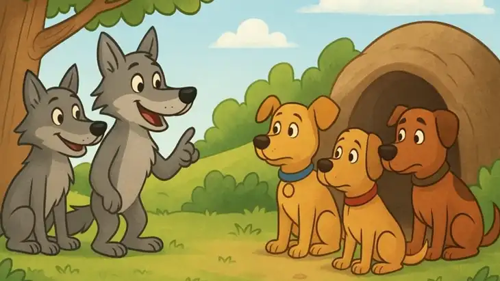 Os Lobos e os Cachorros